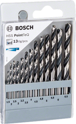 Foret HSS à emmanchement droit Twist PointTeQ 8,5 x 75mm Bosch