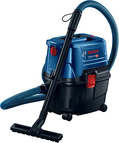 GAS 15 Bosch GAS 15 wet/dry extractor with 10L container.