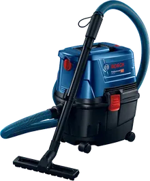 Bosch GAS 15 wet dry extractor with 10L container.