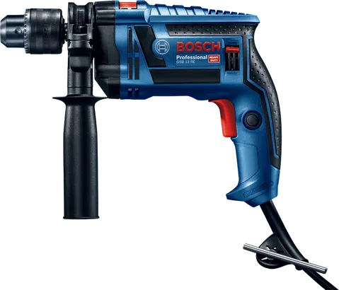 GSB 13 RE Bosch GSB 13 RE impact drill with side handle.