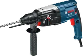 Bosch GBH 2-28 D rotary hammer drill with side handle.