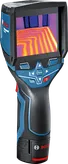 Bosch GTC 400 C thermal imaging camera detects heat patterns.