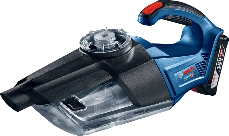 Bosch GAS18V-1 cordless handheld vacuum cleaner.