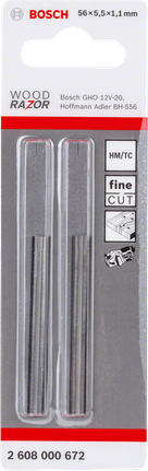 Bosch 56 mm planer knife tungsten carbide.