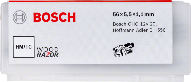 Bosch planer knife 56 mm tungsten carbide.