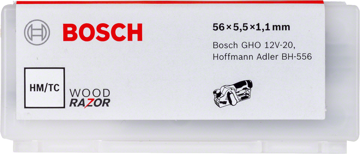 Bosch planer knife 56 mm tungsten carbide.