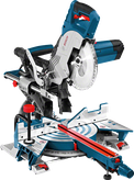 Bosch GCM 8 SJL sliding mitre saw with 216mm blade.