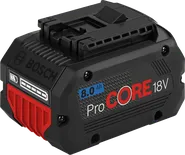 Bosch ProCORE 18V 8.0Ah battery pack.