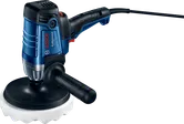 Bosch GPO 950 polisher with 950W input and side handle.
