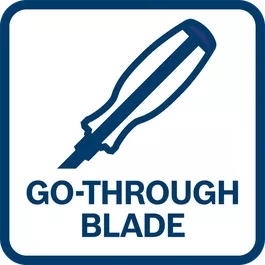Robust screwdriver thanks to metal shaft extending through the handle