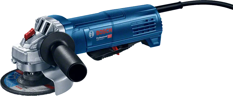 GWS 9-100 P Bosch GWS 9-100 P angle grinder with 100 mm disc.