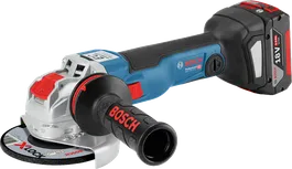 Bosch GWX 18V-10 C cordless angle grinder with X-LOCK.