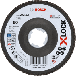 X-LOCK X571 Best for Metal Flap Disc