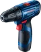 Bosch GSR 120-LI cordless drill driver, compact design.