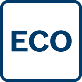  Eco-Mode: Power supply is less than in standard mode