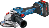 Bosch GWS 18V-15 SC cordless angle grinder.