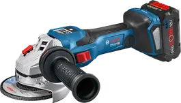 Bosch GWS 18V-15 SC cordless angle grinder.