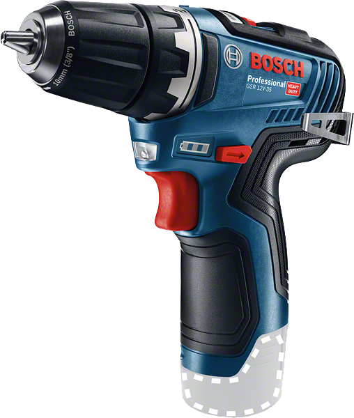 Bosch GSR 12V-35 cordless drill/driver for compact screwdriving.
