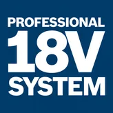 Professional 18V system.