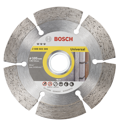 Bosch diamond cutting disc Best of Diamond Universal 105mm.