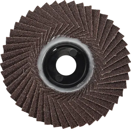 Bosch flap disc wheel for metal grinding.