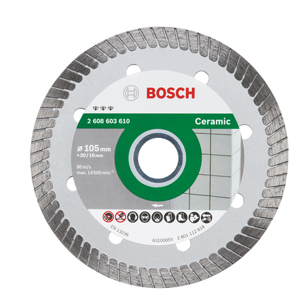 Bosch ceramic cutting disc 105mm for tiles.
