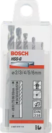HSS Twist Drill Bit Ground Set, Mini X-Line, 7-piece