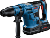 Bosch GBH 18V-36 C cordless rotary hammer with 8Ah battery.