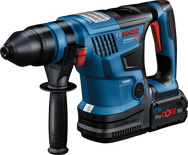 Bosch GBH 18V-34 CF rotary hammer with case and chuck.