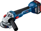 Bosch GWS 18V-10 cordless angle grinder.