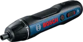 Bosch GO cordless screwdriver with adjustable torque.