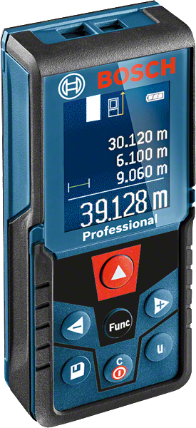 Bosch GLM 400 laser measure with digital display.