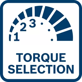 Various torque settings to provide precise control.
