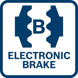 Electronic Brake: Tools stop immediately after deactivation of the tool.