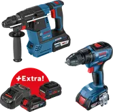 Bosch combo kit GBH 18V-26 rotary hammer and GSR 18V-50 drill driver.