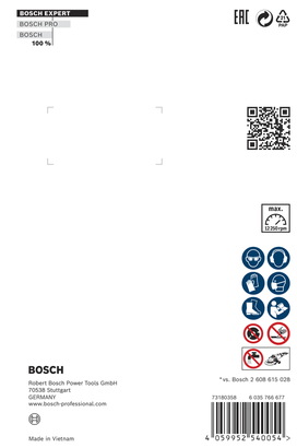EXPERT Multi Material Bosch EXPERT MultiMaterial X-LOCK diamond cutting disc 125×22.23×2.4×12 mm.