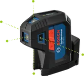 Bosch GPL 5 G point laser with self-levelling.