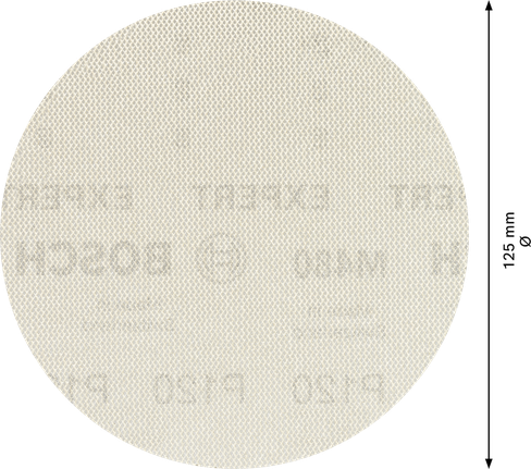 Bosch EXPERT M480 Sanding Net 125mm G120 disc.