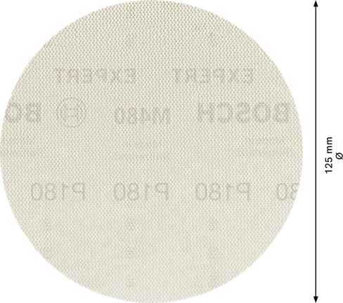 Bosch EXPERT M480 Sanding Net 125mm G180 disc.