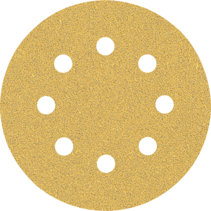 EXPERT C470 Sandpaper with 8 holes for Random Orbital Sanders 115 mm, G 60 5-pc Bosch EXPERT C470 sandpaper disc 115 mm 8 holes G 60.