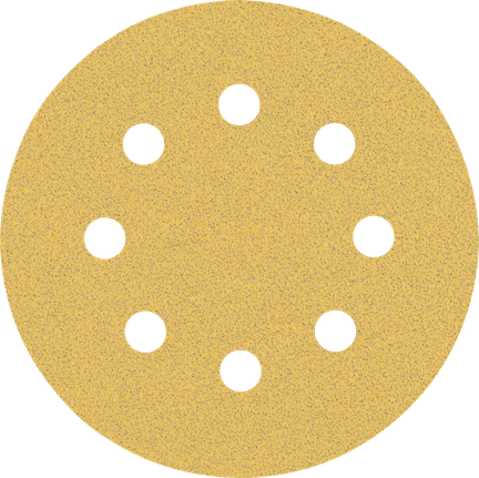 EXPERT C470 Sandpaper with 8 holes for Random Orbital Sanders 115 mm, G 80 5-pc Bosch EXPERT C470 sandpaper disc 115mm 8 holes G80.