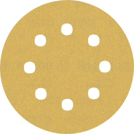EXPERT C470 Sandpaper with 8 holes for Random Orbital Sanders 115 mm, G 180 5-pc Bosch EXPERT C470 sandpaper disc 115 mm 8 holes.