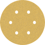 Bosch EXPERT C470 150mm sandpaper 6-hole disc.