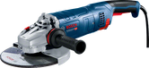 Bosch GWS 24 angle grinder with ergonomic handle.