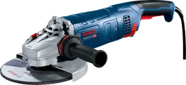 Bosch GWS 24 angle grinder with ergonomic handle.