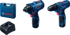 Bosch combo kit GSR 120-LI and GDR 120-LI with case.