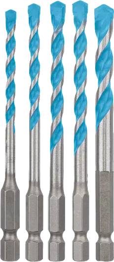 EXPERT HEX-9 Multi Construction Drill Bit Set Bosch EXPERT HEX-9 MultiConstruction drill bit set 5-piece.