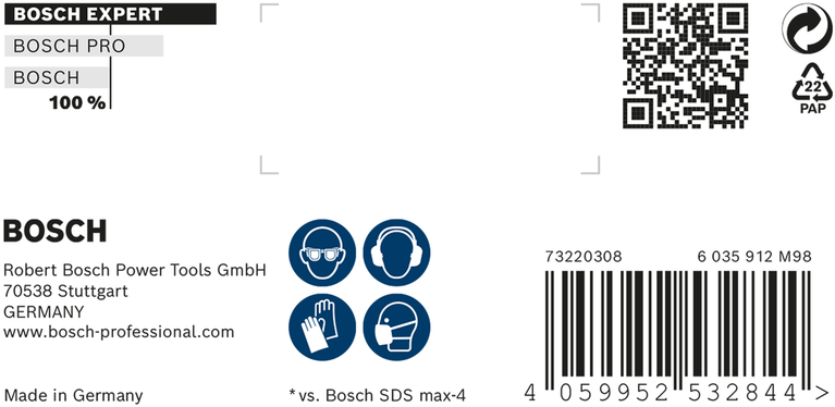 EXPERT SDS max-8X Hammer Drill Bit 14 x 800 x 940 mm EXPERT SDS max-8X Hammer Drill Bit 14 x 800 x 940 mm