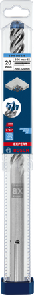EXPERT SDS max-8X Hammer Drill Bit 20 x 200 x 320 mm EXPERT SDS max-8X Hammer Drill Bit 20 x 200 x 320 mm
