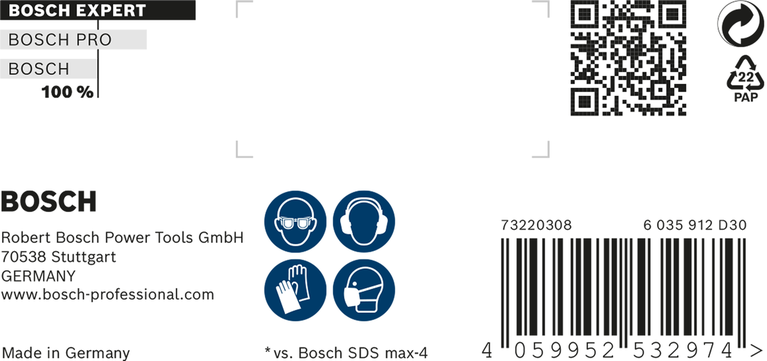 EXPERT SDS max-8X Hammer Drill Bit 18 x 600 x 740 mm EXPERT SDS max-8X Hammer Drill Bit 18 x 600 x 740 mm